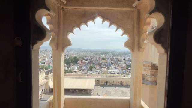 City Palace Udaipur: Scenic City View From Historic Jharokha