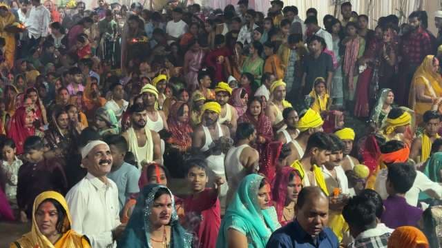 Vibrant Chhath Puja Celebration in Bihar, India