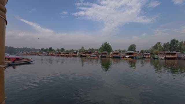 Traditional Houseboats on Dal Lake, Srinagar Kashmir