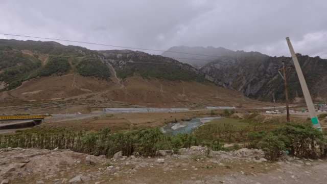 Majestic Himalayan Valley Landscape with River