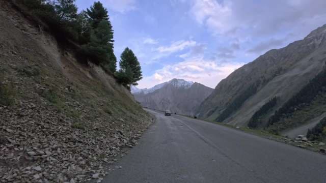 Thrilling Mountain Road Drive Through Dramatic Peaks