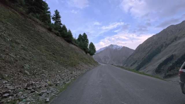 Scenic Drive on Winding Mountain Road
