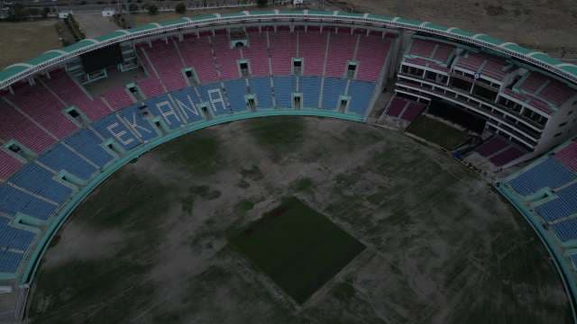 Ekana Cricket Stadium Aerial Tour: India's Premier Lucknow Venue