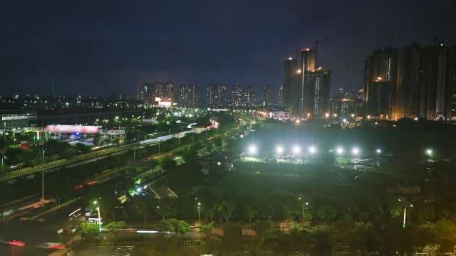Stunning Timelapse of NOIDA Night Cityscape, Delhi NCR