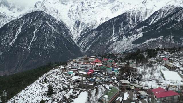 Remote Himalayan Village Life During Winter Snowfall