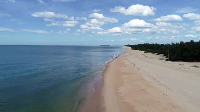 Pristine Aerial  Kasarkod Eco Beach Coastline