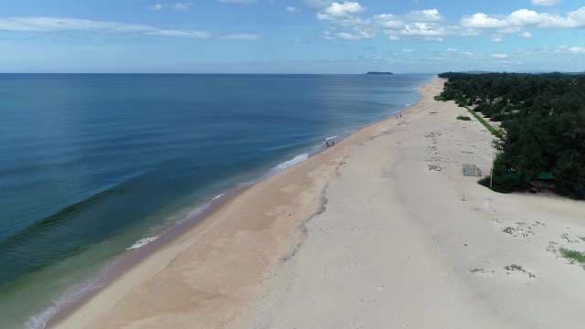 Kasarkod Eco Beach Coastline Aerial View