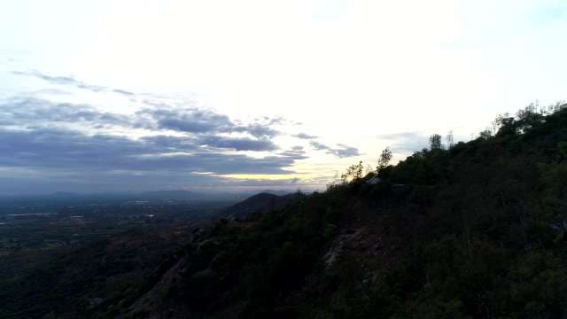 Mountain Sunset Over Scenic Valley