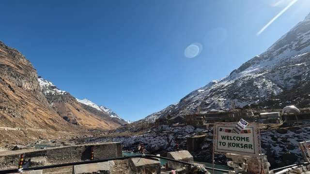 Welcome to Koksar: High-Altitude Himalayan Mountain Village