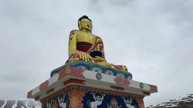 World Highest Buddha Statue Located at Langza of Spiti Valley