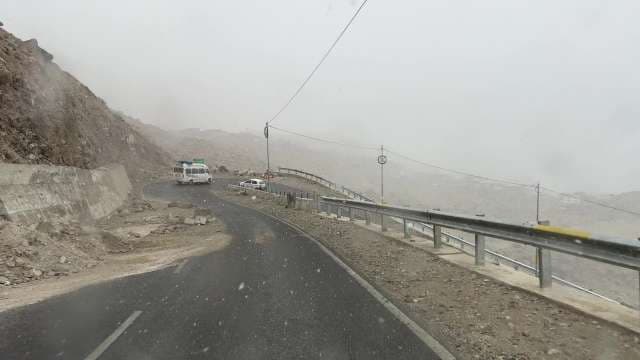 Snow Fall in Spiti Valley