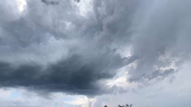 Dramatic Storm Clouds Rolling Across Sky