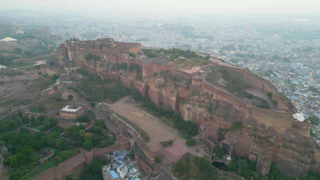 Stunning Aerial View of the Historic Mehrangarh Fort in Jodhpur
