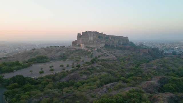 Majestic Mehrangarh Fort Overlooking the Blue City of Jodhpur at Dawn