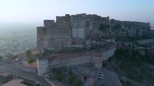Majestic Aerial View of Mehrangarh Fort in Jodhpur Rajasthan