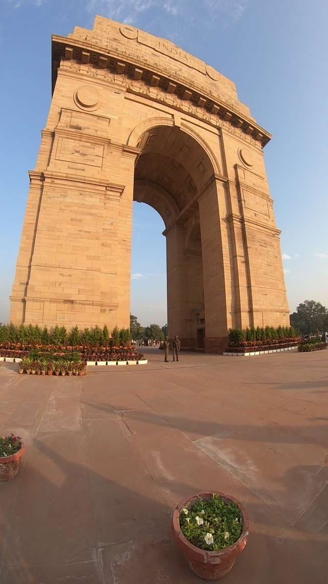 Majestic India Gate War Memorial Landmark in New Delhi, India