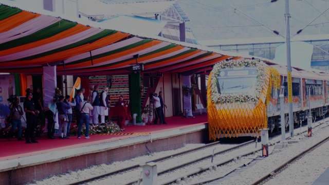 Inauguration Ceremony of Vande Bharat Express at Katra Railway Station