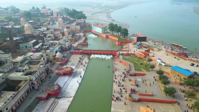 Aerial View of Ayodhya