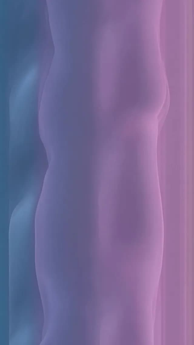 Abstract Soft Blue and Purple Gradient Wave Background