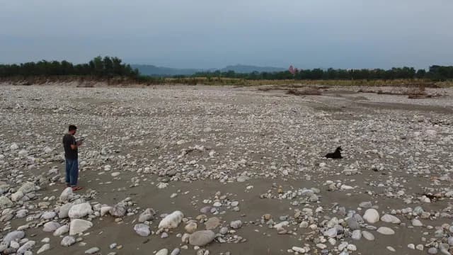 Aeriel View of Hanuman Dham in Ramnagar, Jim Corbett, Uttarakhand